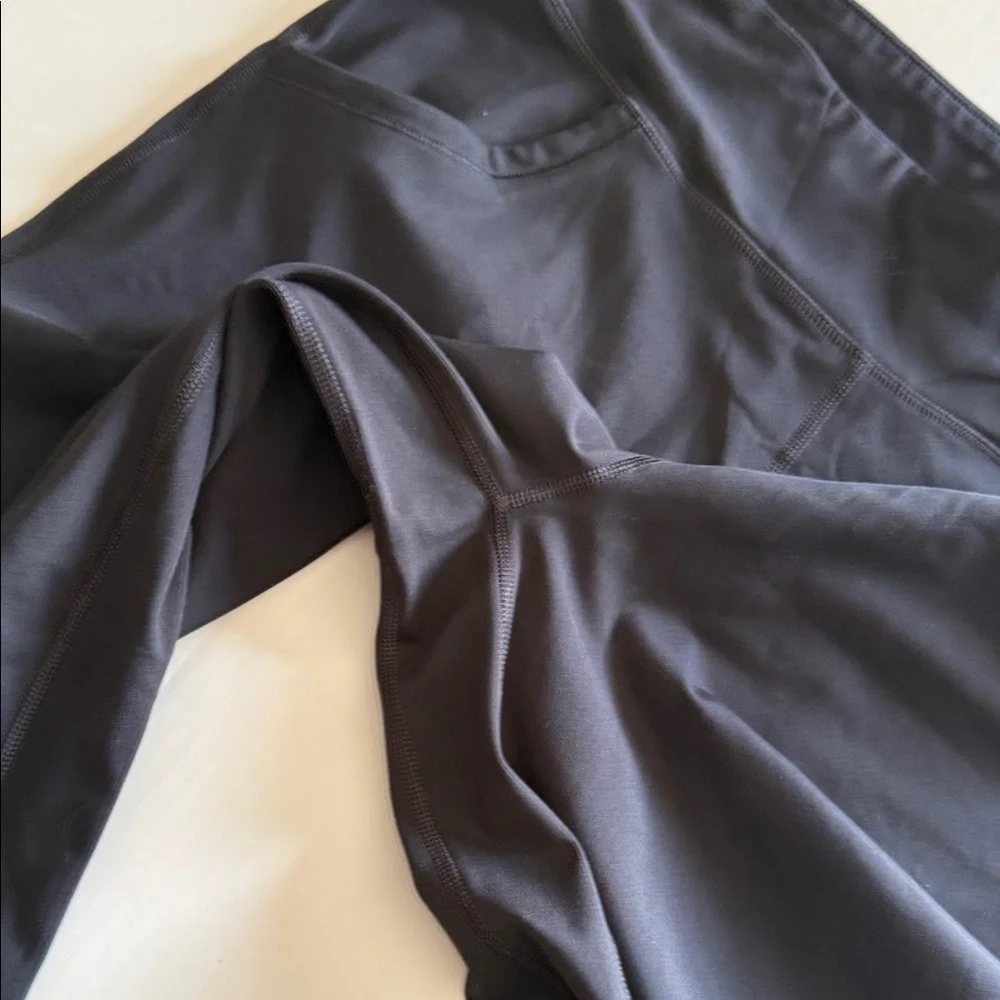 High-Waist Wide-Leg Pull-On Pants in Black Tall XXL 35”Inseam - Picture 10 of 13